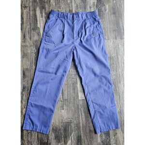 Vintage Nike Golf Pants Mens Size L Blue Pleated Playerpant 90s